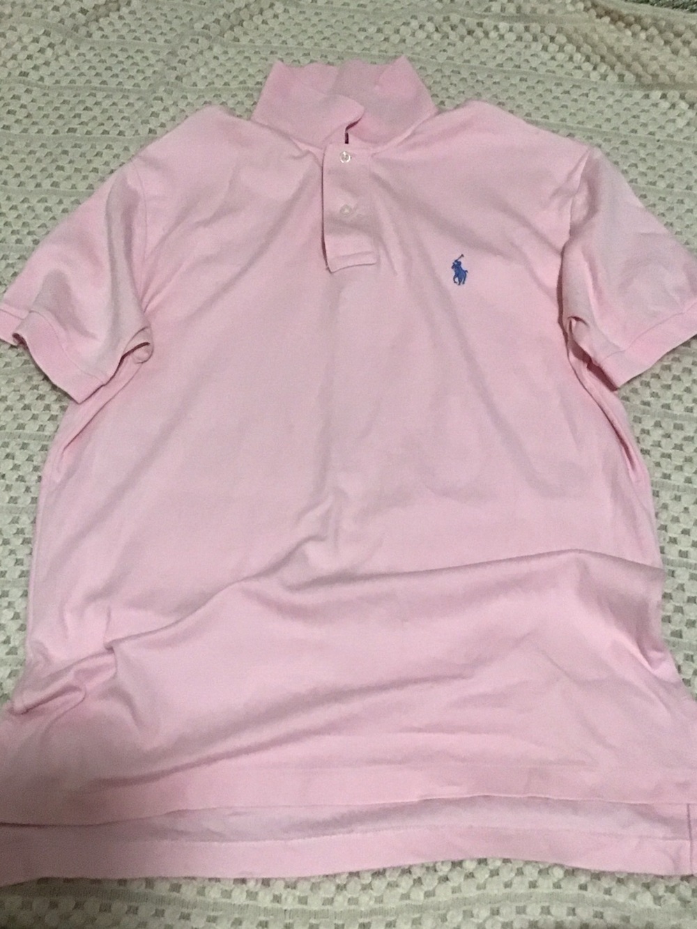 Polo by Ralph Lauren mens Pink Short-Sleeve Polo Shirt